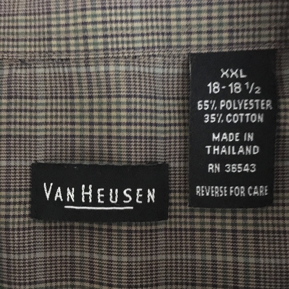 Van Heusen | Plaid Casual Dress Shirt - Picture 8 of 8